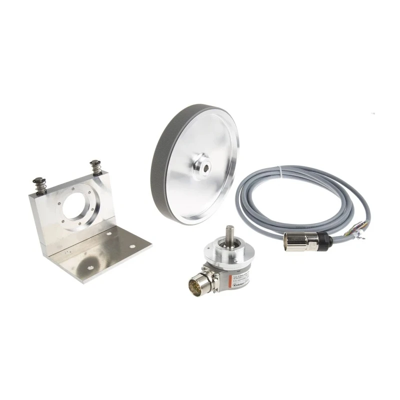 Kubler Hytrel Kit Measuring Wheel for Moving Equipment, Rotary Sensor, 3 m Cable, Sensor Support HYTREL KIT