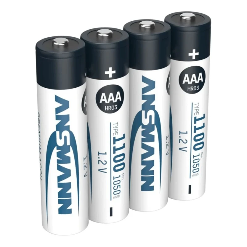 Ansmann Nickel Metal Hydride Rechargeable AAA Battery 1.1 Ah 1.2 V 5035232
