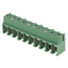 Phoenix Contact PT 2.5/10-5.0-V Series Right Angle PCB Terminal Block, 10 Contacts, 5 mm Pitch, 320 V, Polyamide 1987805