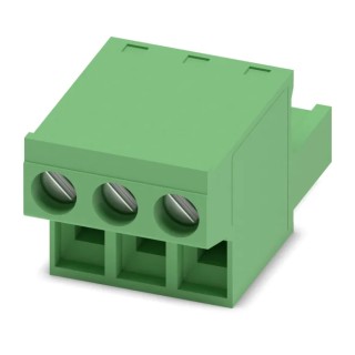 Phoenix Contact Pluggable Terminal Block 3-Contact 5.08 mm Pitch 320V 12A Polyamide Housing 1777293