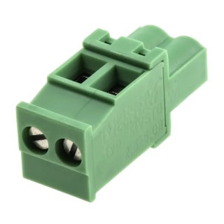 Phoenix Contact Pluggable Terminal Block 2-Contact 5.08 mm Pitch 12A 320V Polyamide MVSTBW 2.5/2-ST-5.08 1792757