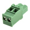 Phoenix Contact Pluggable Terminal Block 2-Contact 5.08 mm Pitch 12A 320V Polyamide MVSTBW 2.5/2-ST-5.08 1792757