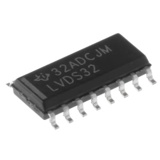 Texas Instruments Receiver IC 4 LVDS LVTTL, 16-Pin SOIC SN65LVDS32D