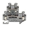 Phoenix Contact UTTB Clipline Series Double Level Terminal Block 800V, Screw Termination, 0.14mm² to 6mm², 2-Level 3044814