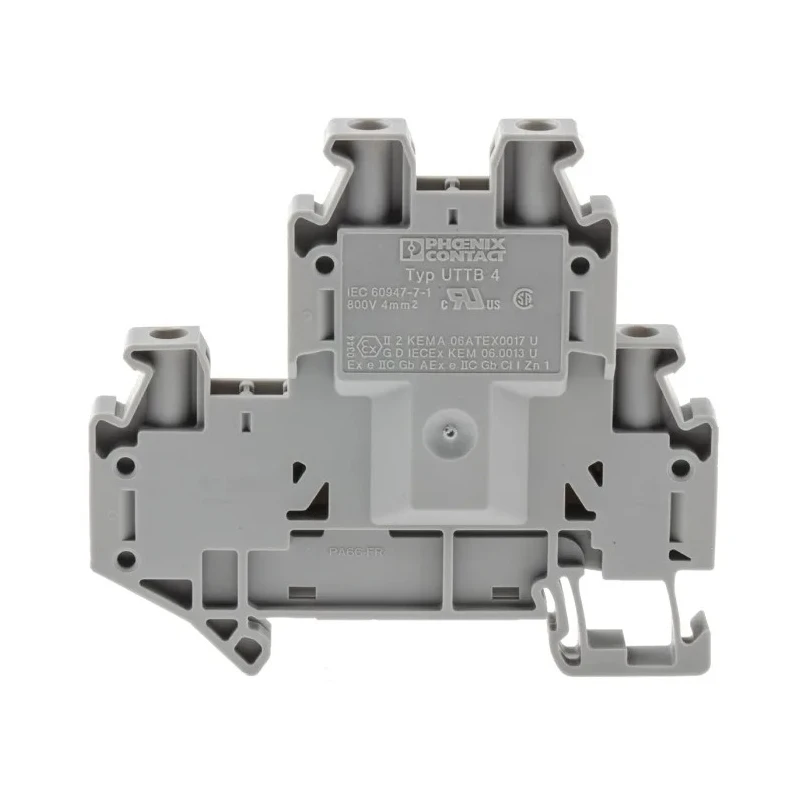 Phoenix Contact UTTB Clipline Series Double Level Terminal Block 800V, Screw Termination, 0.14mm² to 6mm², 2-Level 3044814