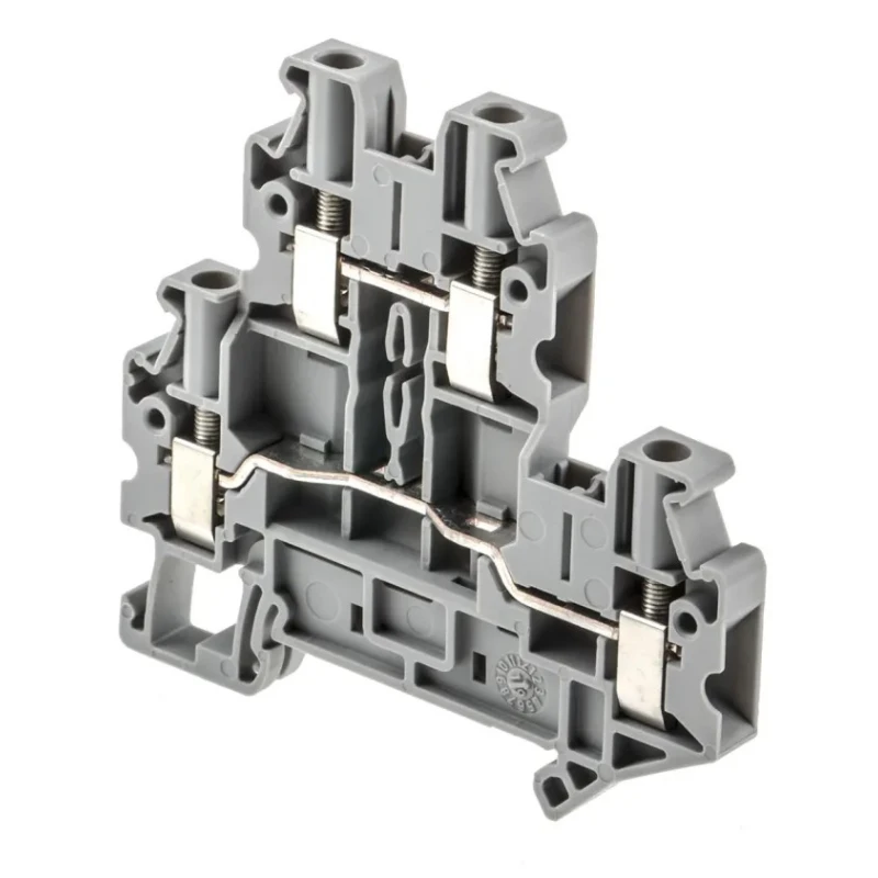 Phoenix Contact UTTB Clipline Series Double Level Terminal Block 800V, Screw Termination, 0.14mm² to 6mm², 2-Level 3044814