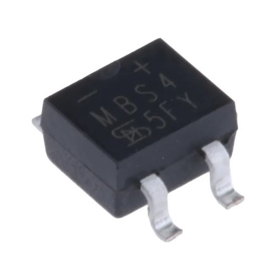 Taiwan Semiconductor Bridge Rectifier, 400 V Peak Reverse Repetitive Voltage, 30 A Peak Non-Repetitive Forward Surge MBS4
