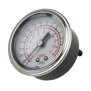 SMC 54 mm One-Touch Fitting Male or Female Inlet R(Pt) Threaded Pressure Gauge 10 bar 5K8-10P