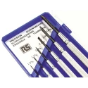 RS PRO Slotted Precision Screwdriver Set, 6-Piece Miniature, Black Phosphate Blades 537-861