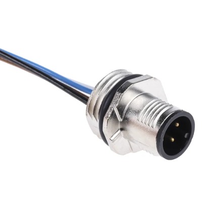 Phoenix Contact Male 4 Way Straight to 4 Way Unterminated Sensor Actuator Cable 500 mm 300V 4A IP67 22 AWG Tinned 1523450
