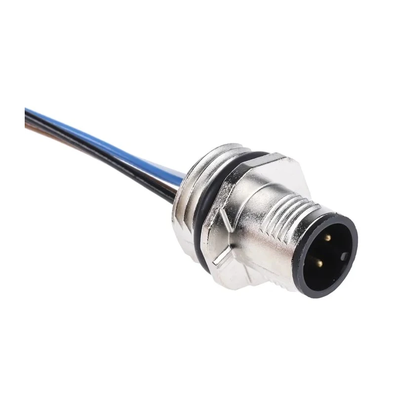 Phoenix Contact Male 4 Way Straight to 4 Way Unterminated Sensor Actuator Cable 500 mm 300V 4A IP67 22 AWG Tinned 1523450