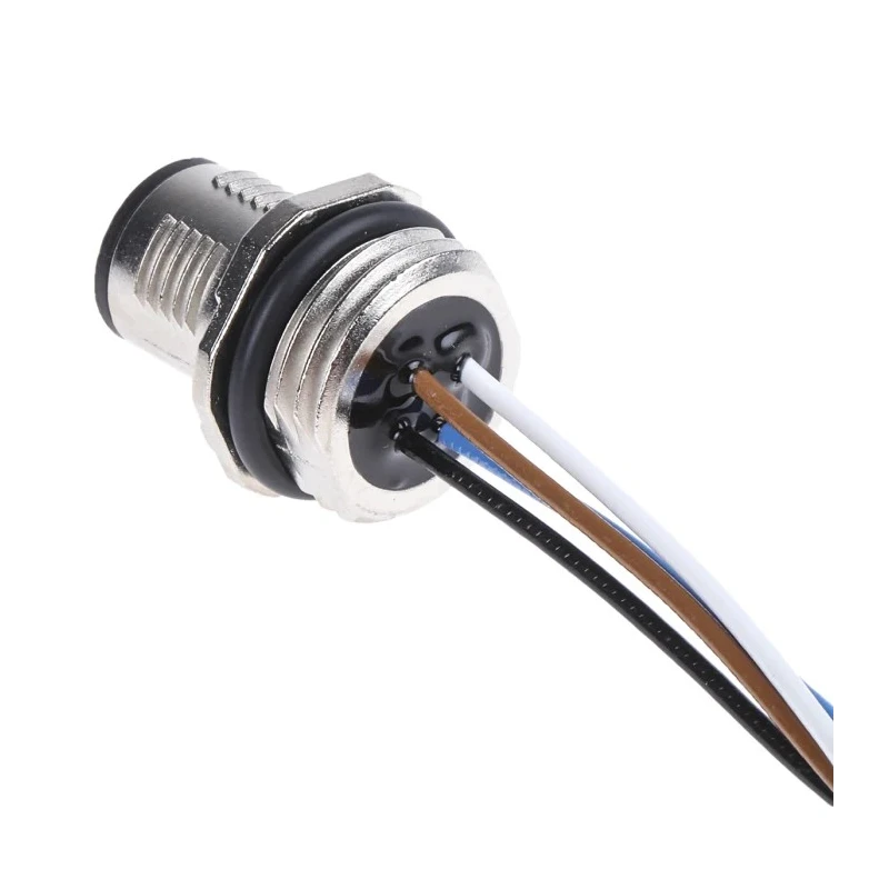 Phoenix Contact Male 4 Way Straight to 4 Way Unterminated Sensor Actuator Cable 500 mm 300V 4A IP67 22 AWG Tinned 1523450