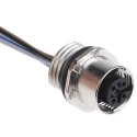 Phoenix Contact Sensor Actuator Cable Female 5 Way M12 to 5 Way Free Cable End 500 mm 300V 1520039