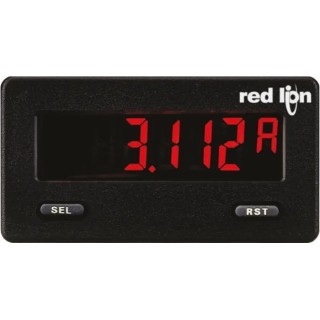 Red Lion Digital Ammeter DC 200 mA, 33 mm x 68 mm Cutout, 0.1 % Accuracy CUB5I