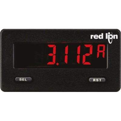 Red Lion Digital Ammeter DC 200 mA, 33 mm x 68 mm Cutout, 0.1 % Accuracy CUB5I
