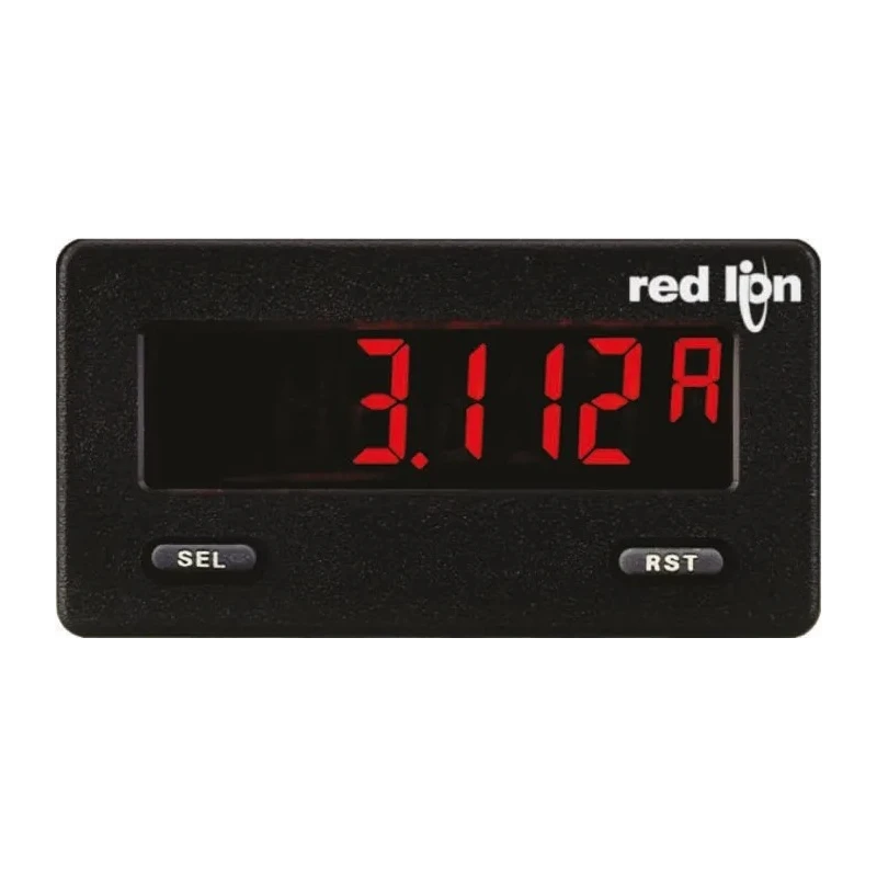 Red Lion Digital Ammeter DC 200 mA, 33 mm x 68 mm Cutout, 0.1 % Accuracy CUB5I