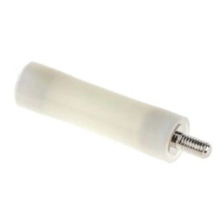 RS PRO M3 Threaded Insulated Standoff, 30 mm Body Length, 6 mm Stud, Polyamide 66 653-9302
