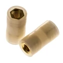 RS PRO Insulated Female/Female Standoff M4 Thread, 16 mm Body Length, Polyamide 66 Nylon Material, Round Plain 653-9475