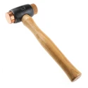 RS PRO Mallet with Replaceable Face, 1070 g Head Weight, Malleable Iron Head, Wood Handle, 38mm Head Diameter 539-097