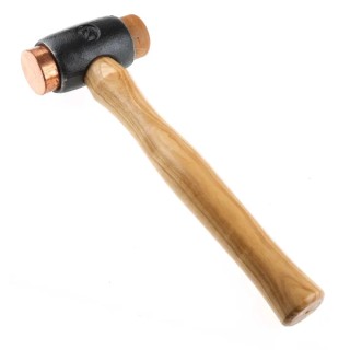RS PRO Mallet with Replaceable Face, 1070 g Head Weight, Malleable Iron Head, Wood Handle, 38mm Head Diameter 539-097