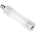 RS PRO M4 Male/Female Insulated Nylon Threaded Standoff, 30 mm Body, 6 mm Stud, Round Polyamide 66 653-9419
