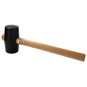 RS PRO Rubber Mallet Replaceable Face 550 g Rubber Head, Ash Wood Handle, 64mm Diameter 539-104