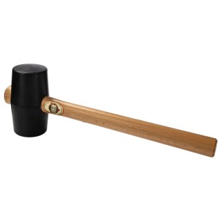 RS PRO Rubber Mallet Replaceable Face 550 g Rubber Head, Ash Wood Handle, 64mm Diameter 539-104