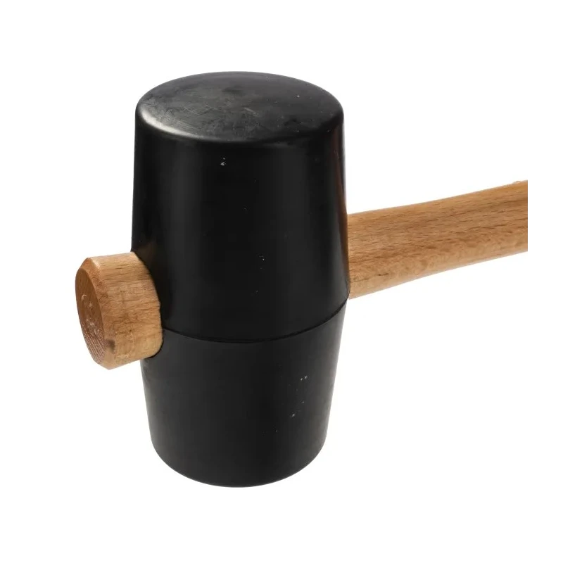 RS PRO Rubber Mallet Replaceable Face 550 g Rubber Head, Ash Wood Handle, 64mm Diameter 539-104