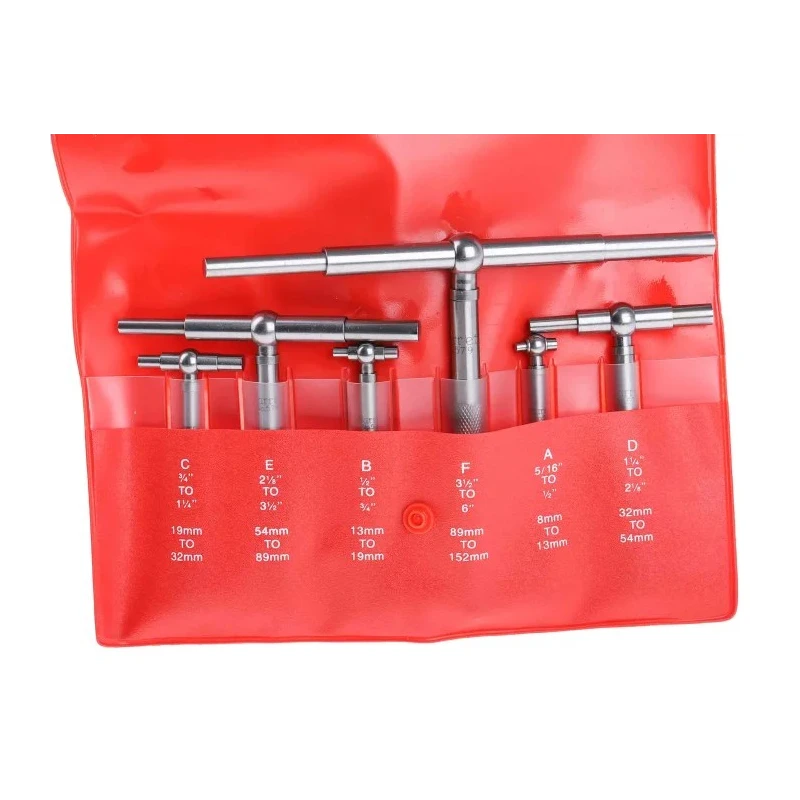 Starrett Telescopic Bore Gauge Set Steel 6 Piece Maximum 152mm Minimum 8mm S579HZ
