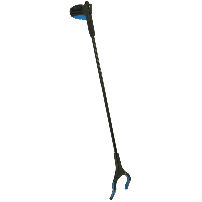RS PRO Litter Pick Up Tool with 850mm Aluminium Handle, Grooved Jaw, Rotatable Head, 4" Jaw Opening 539-359