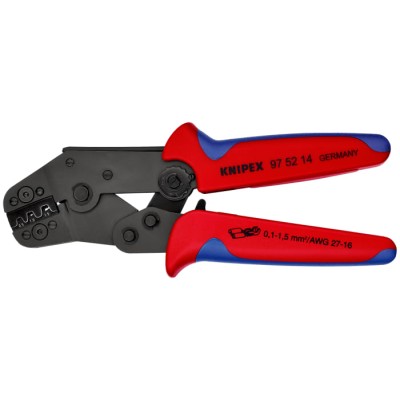 Knipex Crimp Tool for Uninsulated Open Barrel Terminals 195mm Length Model 97 52 14