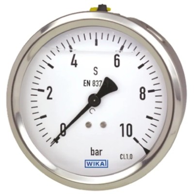 WIKA 63 mm G 1/4 Male Pressure Gauge Maximum Pressure 250 bar Model 9314201