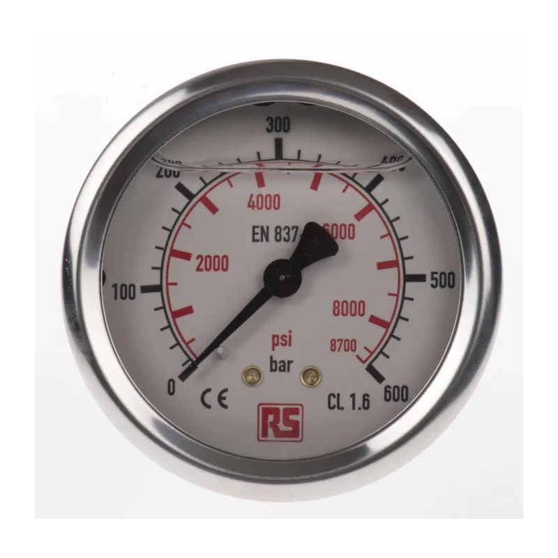 WIKA 63 mm G 1/4 Threaded Pressure Gauge 600 bar 9314204