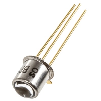 ams OSRAM Infrared Visible Light Phototransistor Through Hole 3-Pin TO-18 Package BPY 62-3/4