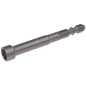 Bas Components System Zero Screwdriver Bit, T3 Size, Square Drive, Chrome Vanadium Steel, 75mm Length 542-100