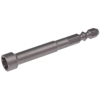 Bas Components System Zero Screwdriver Bit, T3 Size, Square Drive, Chrome Vanadium Steel, 75mm Length 542-100