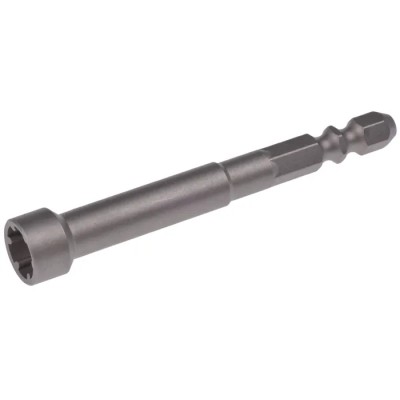 Bas Components System Zero Screwdriver Bit, T3 Size, Square Drive, Chrome Vanadium Steel, 75mm Length 542-100