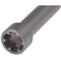 Bas Components System Zero Screwdriver Bit, T3 Size, Square Drive, Chrome Vanadium Steel, 75mm Length 542-100