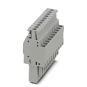 Phoenix Contact UPBV 2.5/10 Series Pluggable Terminal Block, 10-Contact, 5.2 mm Pitch, 500V, Screw Connection 3045499