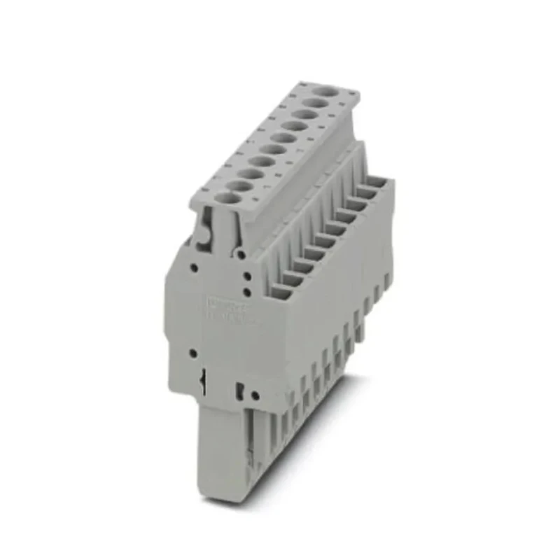 Phoenix Contact UPBV 2.5/10 Series Pluggable Terminal Block, 10-Contact, 5.2 mm Pitch, 500V, Screw Connection 3045499