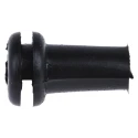 RS PRO Black Polyvinyl Chloride Cable Grommet with 9.52 mm Panel Hole Diameter for 6.35 mm Cable Diameter 543-282