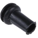 RS PRO Black Polyvinyl Chloride Cable Grommet with 9.52 mm Panel Hole Diameter for 6.35 mm Cable Diameter 543-282