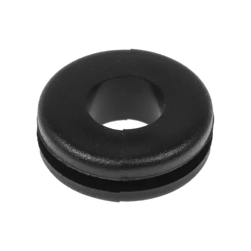 RS PRO Black Polyvinyl Chloride 9.5 mm Cable Grommet for 6.4 mm Cable Dia. 543-204