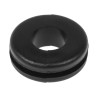 RS PRO Black Polyvinyl Chloride 9.5 mm Cable Grommet for 6.4 mm Cable Dia. 543-204