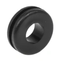 RS PRO Black Polyvinyl Chloride 9.5 mm Cable Grommet for 6.4 mm Cable Dia. 543-204