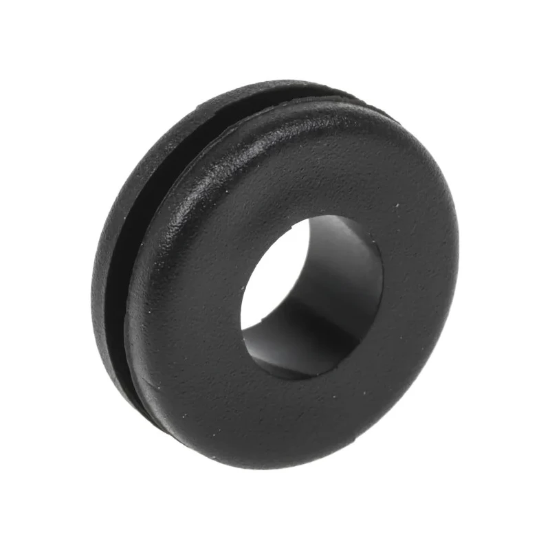 RS PRO Black Polyvinyl Chloride 9.5 mm Cable Grommet for 6.4 mm Cable Dia. 543-204