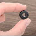 RS PRO Black Polyvinyl Chloride 9.5 mm Cable Grommet for 6.4 mm Cable Dia. 543-204