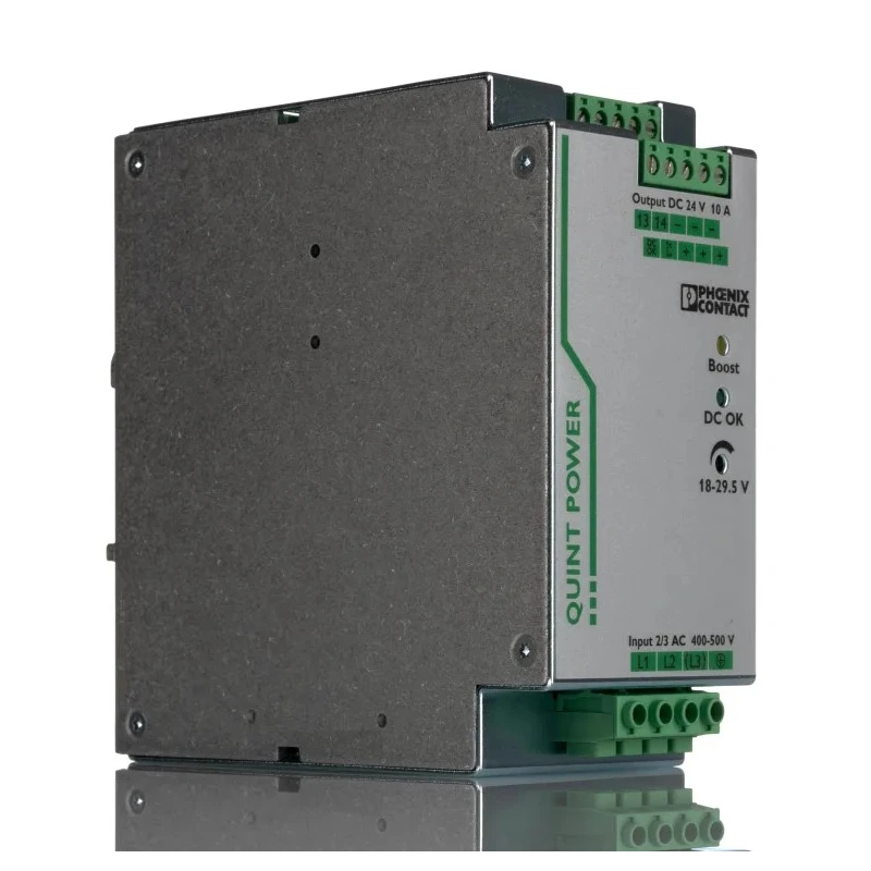 Phoenix Contact QUINT POWER Switched Mode DIN Rail Power Supply 575V AC Input 29.5V DC, 10 A Output, 240 W 2866705