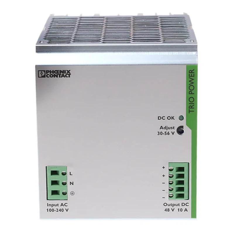 Phoenix Contact TRIO POWER Switched Mode DIN Rail Power Supply 264V AC Input 56V DC 10A Output 480W 2866501