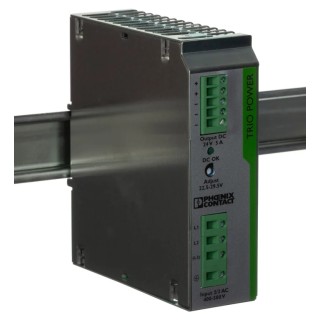Phoenix Contact TRIO POWER Switched Mode DIN Rail Power Supply 575V AC Input 29.5V DC 5A Output 120W 3 Phase 89% 2866462